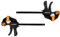 Olympia Tools 38-230 2-Piece Mini Ratcheting Bar Clamp and Spreaders Set
