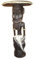 Unbekannt Podest Afrika Skulptur II Blumenpodest