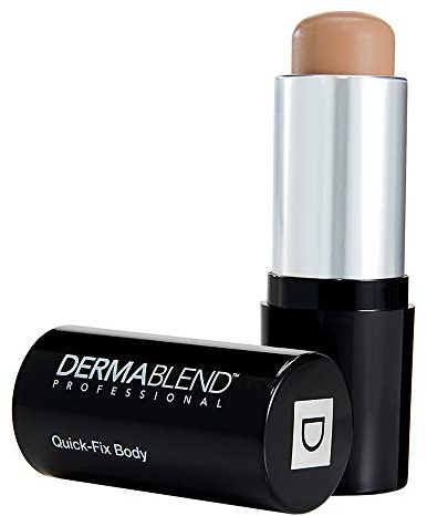 Dermablend Quick-Fix Body Makeup Full Coverage Foundation Stick, Water-Resistant Body Concealer for Imperfections & Tattoos, 0.42 Oz