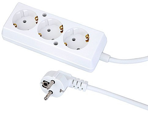 Verlängerungskabel 10m kabel, Steckdosenleiste, 3-fach Schukosteckdose (10 Meter)