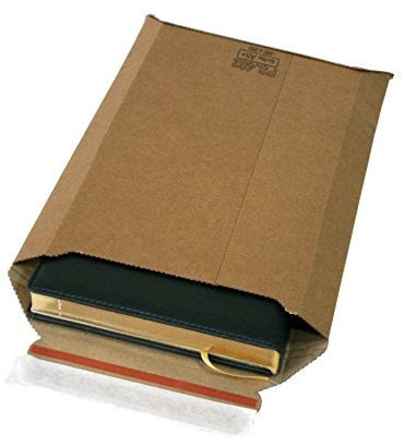100 hochwertige Versandtaschen aus Mikrowellenkarton DIN A4 - flach 353 x 250 mm / 325 x 200 x 50 mm Braun
