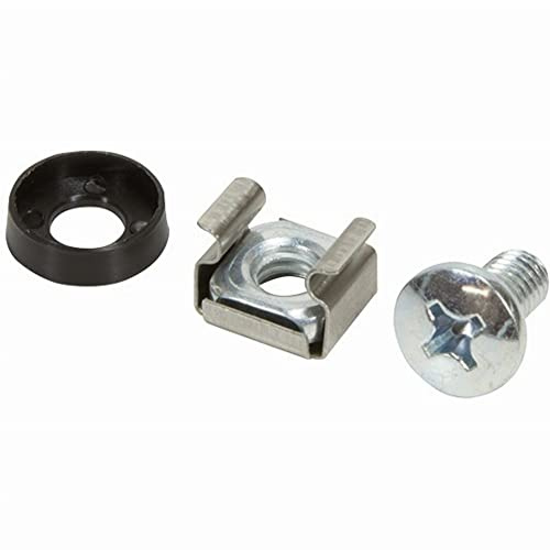 LogiLink Professional AC0112 Montagesatz M6 für 19 Zoll Komponenten, 50-teilig