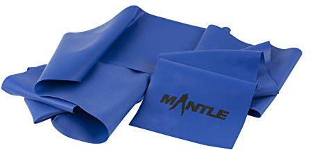 Mantle - elastisches Fitnessband blau Hard 1,50 m lang und 15 cm breit