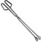 Pinzas de Cocina de Acero | Pinzas metálicas para Barbacoa | Pinzas BBQ de tamaño superior | Pinzas de Emplatar niqueladas | Pinzas de Acero para Croquetas, Carne y Pan | 55 cm