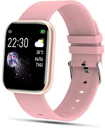 FENHOO Smartwatch, Reloj Inteligente Mujer Hombre Niño Impermeable IP67 Pulsera Actividad Inteligente con Monitor de Sueño Pulsómetros, Podómetro Reloj Deportivo Reloj Actividad para iOS Android