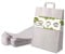 BIOZOYG 25x Papiertragetaschen groß 32 x 12 x 40 cm - weiße Papiertüten mit Henkel Einkaufstüten - Papiertaschen Geschenktüten Tragetaschen