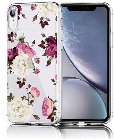 CoolGadget Motiv Hülle für iPhone XR - Motiv 07 Designhülle, Anti-Fingerprint, Slim Fit Schutzhülle mit Erhöhtem Kamerarand, Stoßfest, Kratzschutz