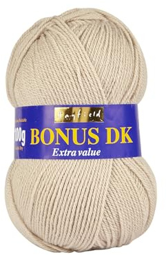 Sirdar Hayfield Bonus DK Double Knitting Yarn, Moon (561), 100g