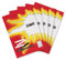 Limit Schulheft A4, 16 Blatt, Lineatur 28, kariert mit Rand, 5 Stück