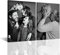 CCWACPP 2 Stück personalisierte Wandbilder auf Leinwand Wanddekoration individueller Leinwanddruck Ihr Foto für Hochzeit Familie Liebhaber Kind Baby 10x15 cm