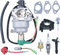 Kit de Carburateur pour Honda GX390 GX340 Moteur, ADEFOL Universel Carburateur avec Bougie d'allumage & Joint & Tuyau et Filtre à Carburant pour Générateur/Moteur 8HP 9HP 11HP 13HP