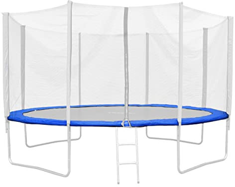 Jawinio Trampolin-Randabdeckung Trampolin-Zubehör Ersatzteile 14FT/425cm blau