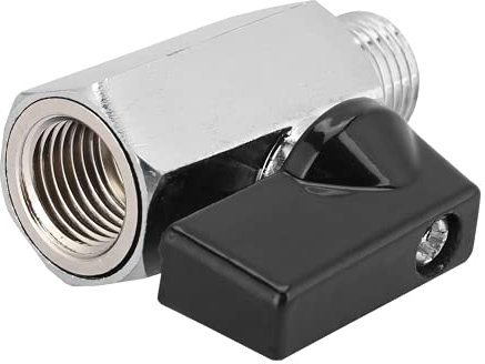 Yoidesu G1/4 Kugelhahn,Wasserkühlung Kugelhahn mit Metallgriff,Mini-Ventil,für Computer Wasserkühlung