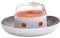 MagiDeal Dog Food Dispenser Bowl Interactive Push Button Leakage Treat Dispensing Dog Enrichment Toys Puppy Feeding for Indoor Small/Large Breeds