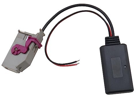 eMagTech 32-polig RNS-E Bluetooth AUX Adapter für A3 A4 A6 A8 R8 TT 12V Auto Bluetooth Modul AUX-IN Kabel Drahtlose Audio Adapter Fahrzeug Elektronik Zubehör