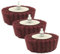 Silverline 262181 Cylinder Sanding Mop 75 mm 240 Grit Aluminium Oxide Medium (Pack of 3) Compatible with Angle Grinder