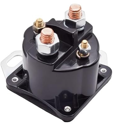 Relais Solénoïde Contacteur Relais Solénoïde Démarreur Moteur Voiture en Métal 12V CC 150A Courant Élevé pour Les Accessoires d'alimentation Marine Tracteur Tondeuses