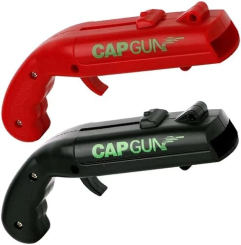 RADIXIUM 2PCS Cap Gun Bottle Opener, Launcher Shooter Funny Shoots Gun Creative Beer Opener for Drinking Game Family Party Bar Outdoor Barbecue