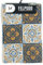 HUSL | Felpudos 60x40CM Fibra de Coco | Base Antideslizante de Caucho | Apto para el Exterior (BALDOSAS, 60_x_40_CM)