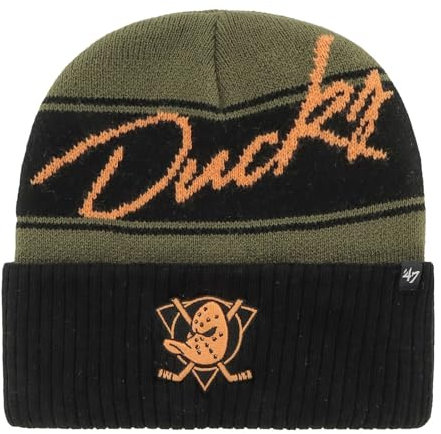 '47 Brand Beanie Wintermütze - Italic Anaheim Ducks Wood
