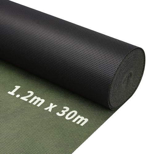 ECCOGREAT 1.2m x 30m Unkrautvlies Gartenvlies, 90gsm Wasserdurchlässig Umweltfreundliche Unkrautgewebe aus Polypropylen Non-Woven Landscape für Garten Unkrautfolie