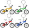 IMIKEYA 4 Stück Fahrrad Schlüsselanhänger Mini Fahrrad Modell Puppenhaus Fahrrad Rennrad Schlüsselanhänger Berg Finger Fahrrad Anhänger Charm Party Geschenke Für Kinder