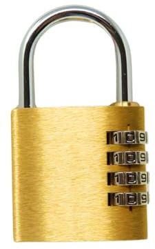 Tri-Circle Zahlenschloss 30 mm BC - Robustes und sicheres Zahlenschloss. Ideal für Taschen, Schränke, Tore und mehr. | Zuverlässige Sicherheit | Einfache Installation