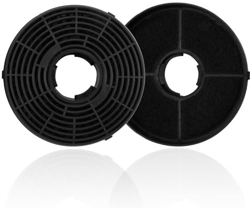 2 Pack Carbon Filter Compatible with Lamona LAM2401 HJA2908 HJA2480 Cooker Hood Extractor Vent Fan Recirculating Carbon Charcoal Filters Replacement