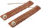 RDNKVB Lot de 2 brûleurs d'encens en bois, brûleur d'encens fait à la main avec cendrier, idéal pour la décoration de la maison, la méditation et le yoga
