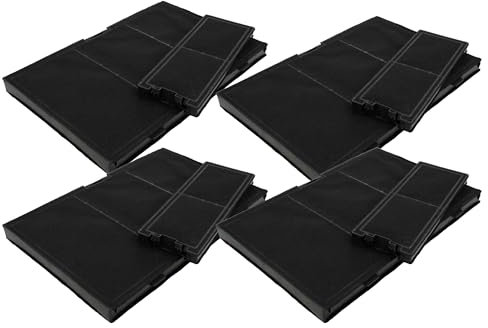 vhbw 8x filtros reemplaza Siemens 8720094252209, 11018700, 11021284, 17000965, LZ10AKA00 para campana extractora - filtro carbón activo