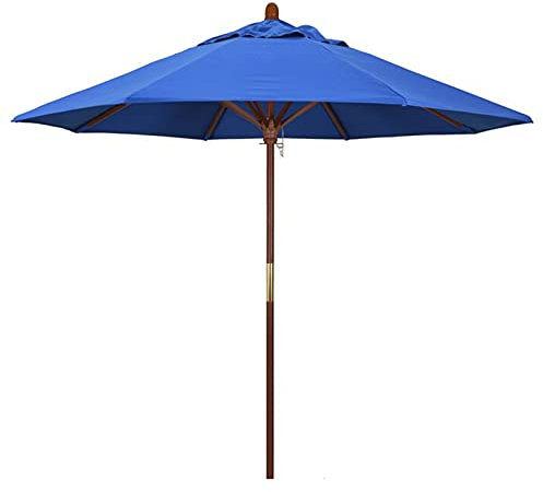 Parasols Outser Garden Lawn Market Paraguas, Poste Madera y Costillas - Parasols Redondos Sombras para Bistro Porche Cubierta Piscina de la Playa Patio Parasol