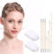 80 Stück Face Tape Lifting Gesicht, Face Lift Tape Invisible + 8 Zugseile in 5 Größen Make-up-Lifting-Tools Sofort Unsichtbar Geeignet für Gesicht Hals und Augen