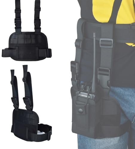 MOLLE Tactical Leg Pack Compact Black Coscia Bag | Cinghie Regolabili e Fibbie a Sgancio Rapido per Outdoor, Militare, Escursionismo Attrezzatura