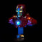 LED Light Kit for Lego 76327 Iron Man MK4 Bust - Custom Lights to Mount - Fits This Model (Model Not Included)