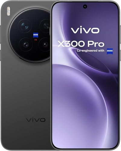 vivo X300 Pro 5G Smartphone, 16G + 512G, 6,78-Flachbildschirm, 200 MP ZEISS APO Telekamera, Dimensity 9500, IP68 und IP69, Android 16 Handy, 3 Jahre Garantie