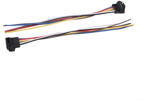 2 Stück Heckleuchtenstecker Kabelbaum VWA4341969 Kompatibel mit für RENAULT für CLIO 2 Van 1998-2006, Ersatz für 11-0231-WP-2 60320793, Kunststoff Direkteinbau