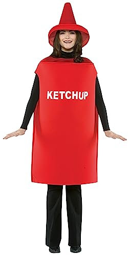 Rasta Imposta Ketschup-Flasche - Leichtgewichtler - erwachsenes Abendkleid-Kostüm
