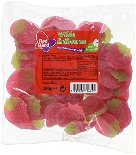 Red Band Wilde Erdbeeren, 12er Pack (12 x 500 g Beutel)