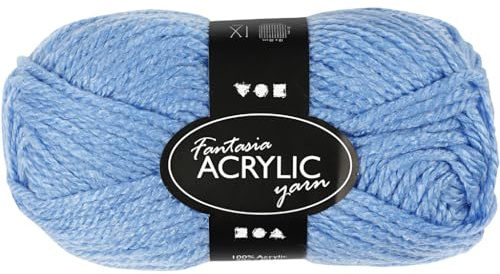421760 Doppelstrickwolle, 50 g, 80 m, Blau