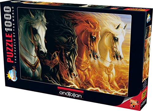 Anatolian Puzzle 1000 Teile - The Four Horses of Apocalypse | Puzzle Größe 66x48cm (H)