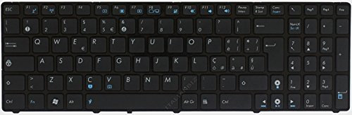 ITALIANBIZ Tastiera Italiana per Notebook Compatibile con ASUS A52 A52J G51 G53 G60 G73 G73S K52 K52F K52J K52JC K52JR K52NK53 K53E K53S X52F X52J X52JC X53E X53S