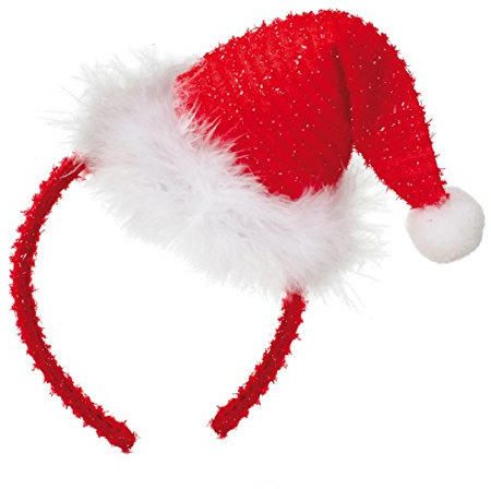 FASCHING 57119 Haarreif Nikolaus Weihnachten Mütze NEU/OVP