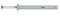 Index tca208100 – Cheville clou avec vis inox A2 8 x 100