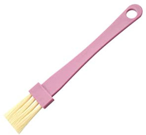 Zenker 27195 Pinceau de pâtisserie, pinceau, ustensile de pâtisserie, Plastique, Rose, 19 x 2,5 cm