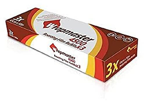 Wrapmaster GH029 Cooking Film Roll, 450 mm W x 50 m (Pack of 3)