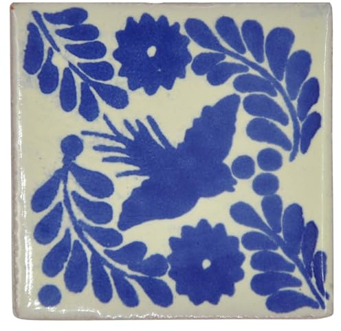 Tumia LAC Handgefertigte Mexikanische Talavera Fliesen Authentischer Stil Chica Keramikfliesen für Kunsthandwerk, Küchenrückwand, Wandfliesen und Heimwerker Projekte