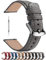 Fullmosa 22mm Uhrenarmband Kompatibel mit Huawei Watch 4/4Pro/GT3/GT3 Pro 46mm/GT2/GT2 Pro/GT2e/GT 46mm/Watch 3/3 Pro Lederarmband,Grau + Silber Hardware
