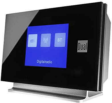 Dual Dab 3A - Adaptador de Radio Digital con Mando a Distancia (Pantalla TFT, sintonizador Dab(+) y FM, Bluetooth, Entrada Auxiliar), Color Negro