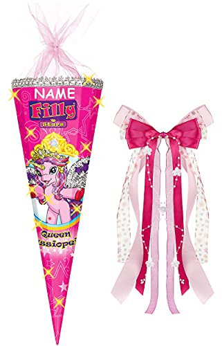 alles-meine.de GmbH stabile Spitze - aus Kunststoff - verschiedenes Zubehör frei wählbar - passend für 3-D Glitzer Effekt ! - Schultüte - Einhorn - Filly Stars - Pferd - 70..