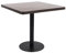 vidaXL Bistrotisch für 2 Personen Bartisch Bartresen Stehtisch Tresentisch Esstisch Tisch Küchentisch Partytisch Dunkelbraun 80x80cm MDF